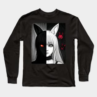 light and dark side Long Sleeve T-Shirt